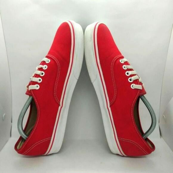 Vans Off The Wall Skateboard Sneakers Mens Size 11.5 Red Shoes Casual Vans - Picture 5 of 8